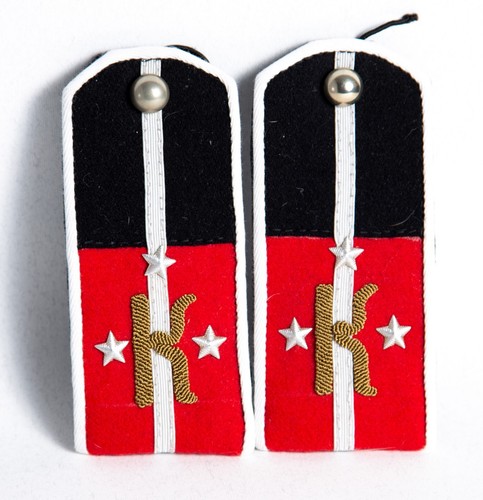 Hand Replica Kornilov Regiment Shoulder Boards Metallic cantle thread Embroidery - Picture 3 of 8