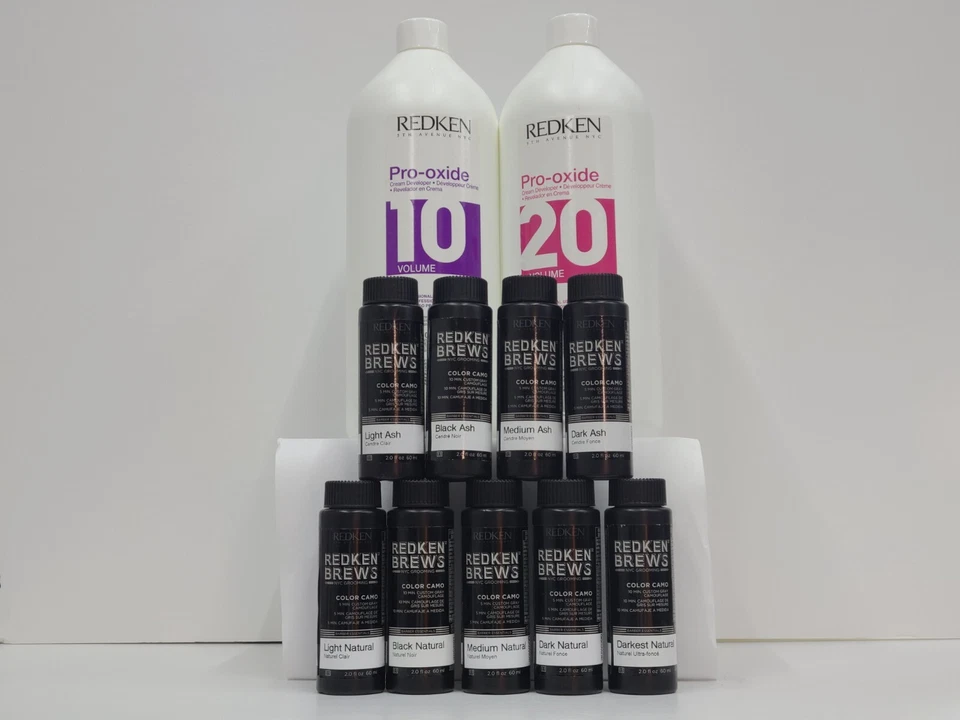 REDKEN BREWS для мужчин 5 минут цвет камуфляж для седых волос (выберите свой оттенок) - Изображение 2 из 3