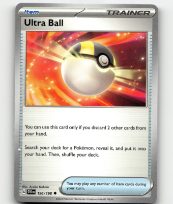 Pokemon Ultra Ball 196/198 Scarlet & Violet Base Set NM/M