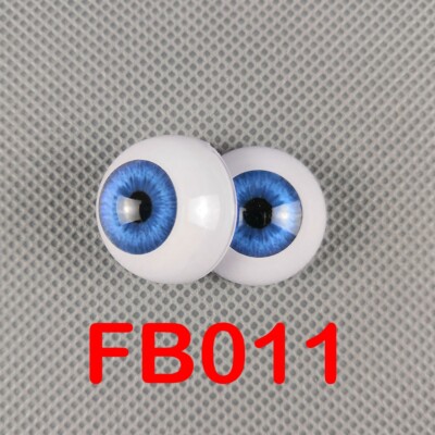 Szzijia 8pcs 16mm DIY Doll Eyes Half Round Eyeball Replace For Reborn Baby Bear Doll