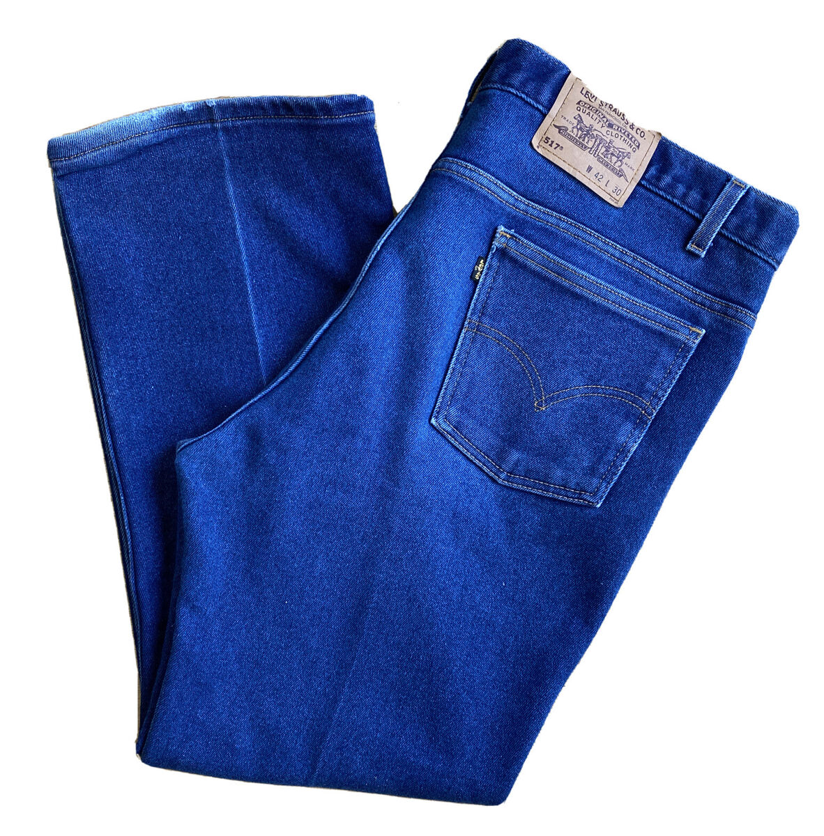 Vintage Levis 517 Men's BLACK TAB Blue Jeans Real Size 40X29 Vintage Levis 517 Men's BLACK TAB Blue Jeans Real Size 40X29
