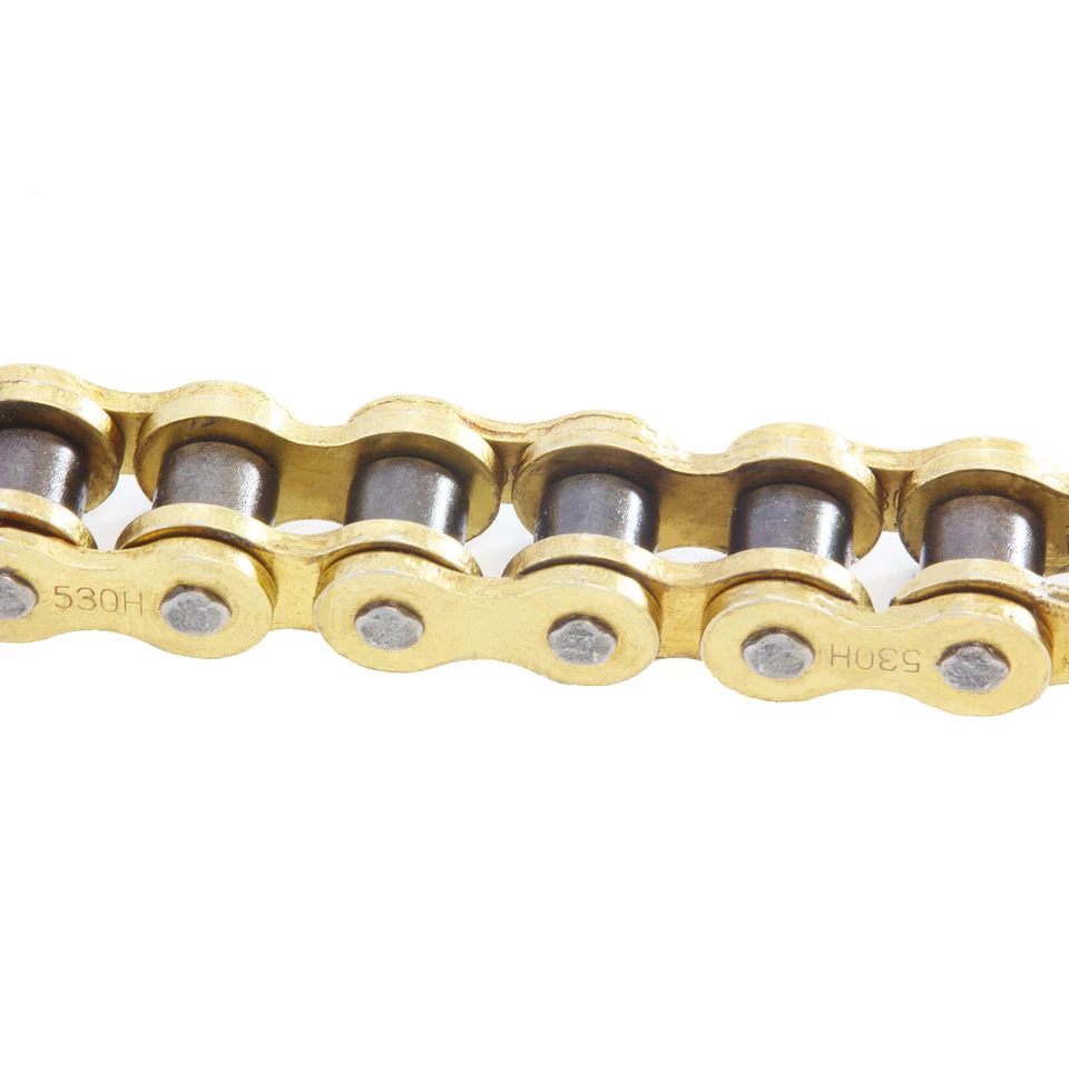 Cadena de transmisión dorada para Yamaha TTR90 TTR90E 2000-2007 / Suzuki DRZ110 2003-2005 Foto 3 de 3