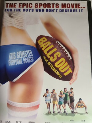Balls Out (DVD,2016) Nikki Reed,Jake Lacy, Brand New Factory Sealed!