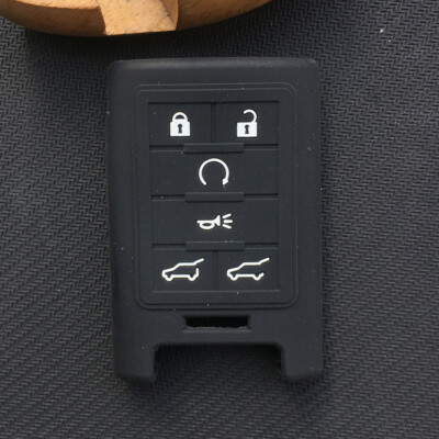 PIFOOG Escalade Key Fob Cover For Cadillac 6 Button Smart Keys Case Proector Accessories TPU Soft Bling Keychain White Silver Girly Cute For Cadillac Escalade ESV 2015-2020 In | Whizz Key Shells - Foto 9