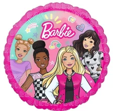 Barbie 18'' Anagram Balloon Birthday Party Decorations