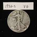1936-S Walking Liberty Half Dollar VG
