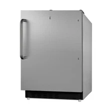 Summit ALRF49BCSS 20" Built-in or Freestanding Undercounter Refrigerator Free...