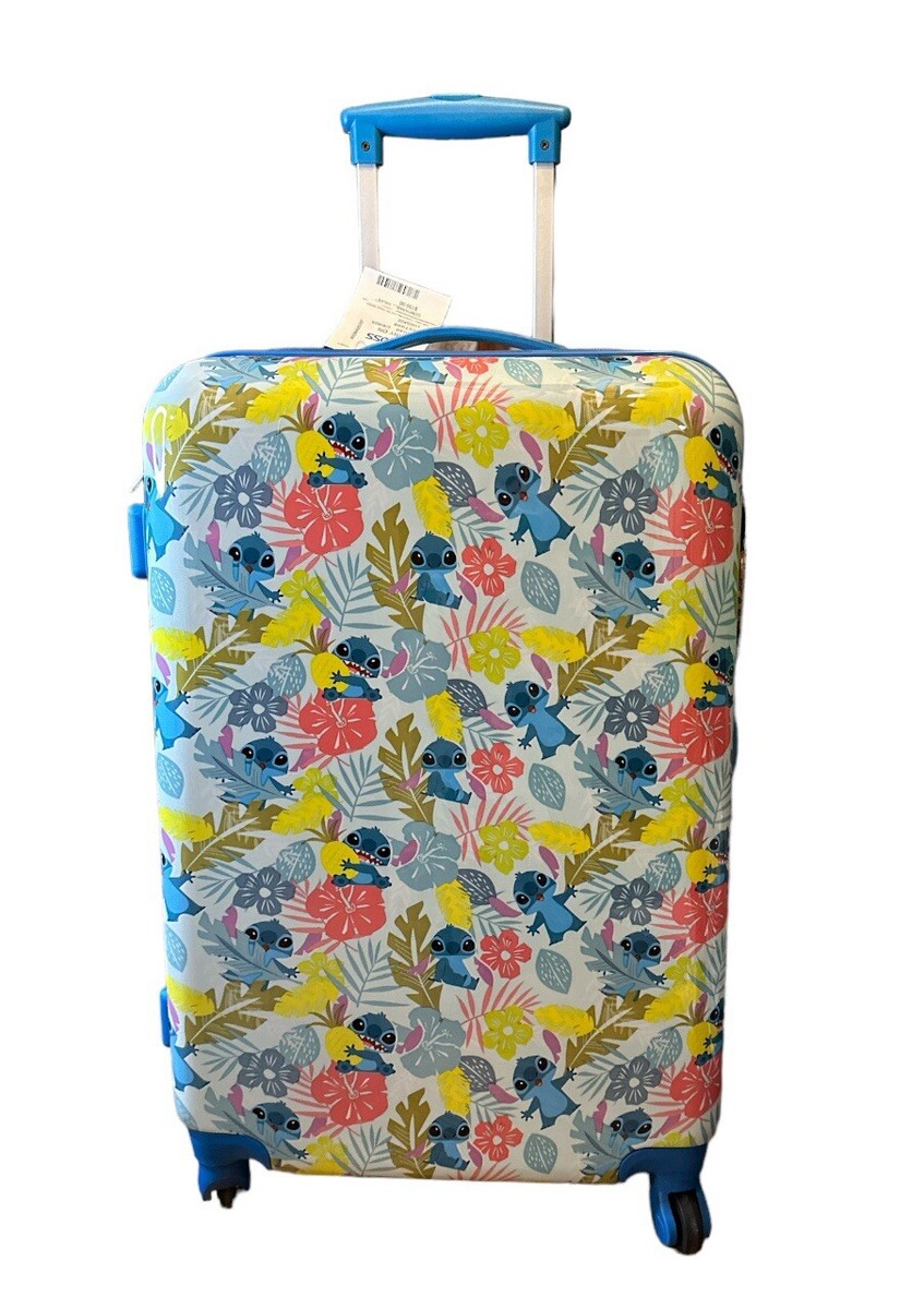 Disney STITCH 22” Durable Hard Shell 360 Spinner Luggage Bio World