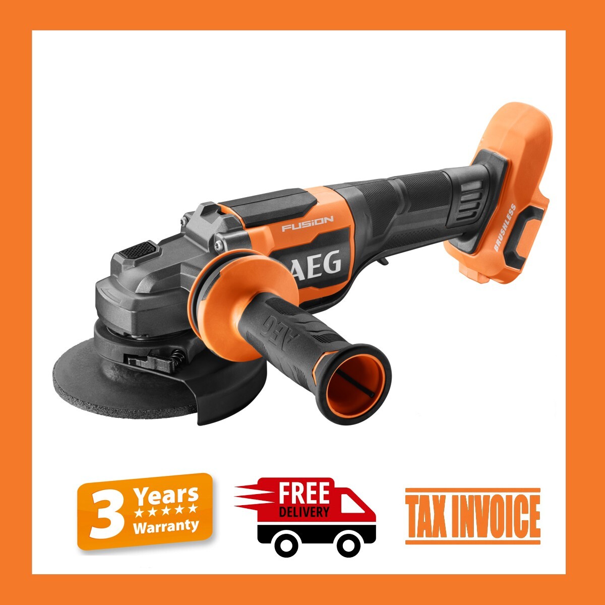 AEG A18FSAG125 18V FUSION 125mm Angle Grinder A18FSAG1250 Year