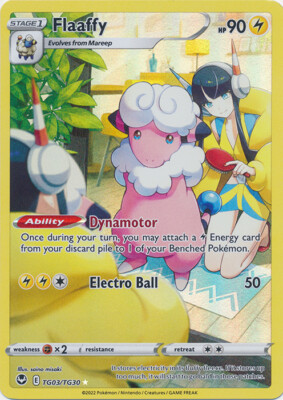 Flaafy - TG03/TG30 Ultra Rare Silver Tempest NM Pokemon TCG
