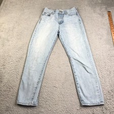 Madewell The Perfect Vintage Jeans Womens 28 Light Wash High Rise Straight Denim
