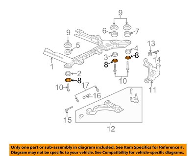 GM OEM 95-05 Aurora Suspension Components-Engine Cradle Washer