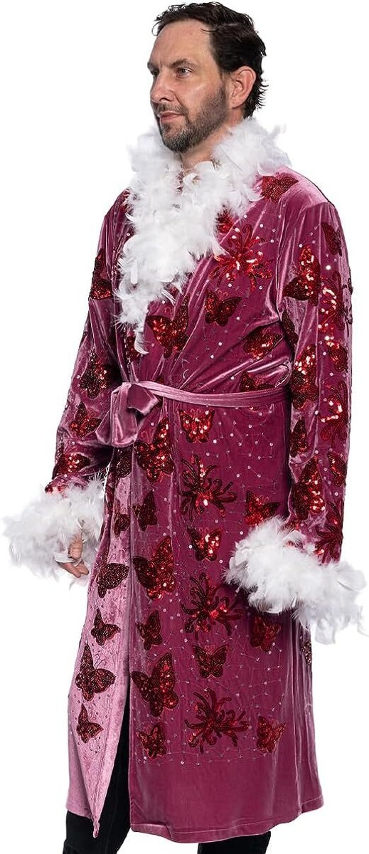 Adult Unisex Nature Boy Flair Wrestler Deluxe Robe Halloween