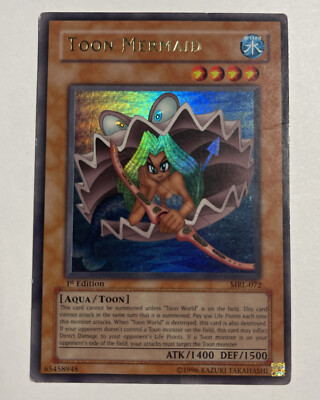 Yugioh - Toon Mermaid 1st Edition - MRL-072 Magic Ruler - Holo