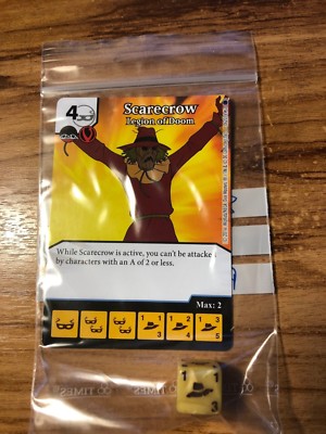 DC Dice Masters Justice Campaign Box WATCHTOWER /& HALL OF DOOM 5 Cards 4 Dice