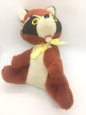 VTG Red Fox Plush 11  - No Tag - Amazing Vintage Look Mid-Century Piece