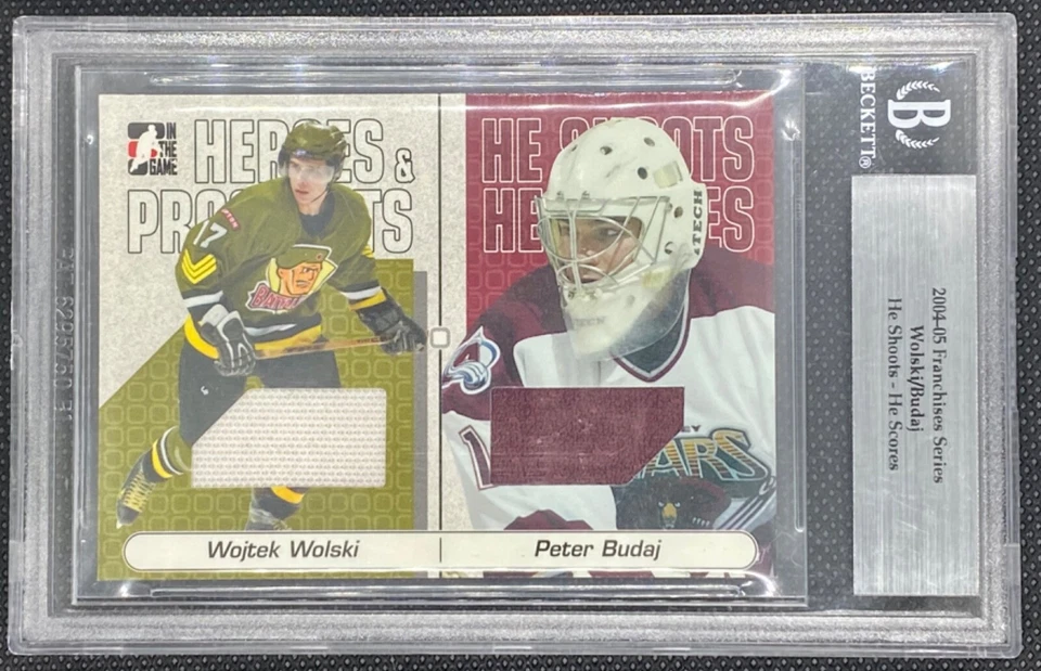 2004-05 ITG Heroes & Prospects /20 Wojtek Wolski Peter Budaj #HSHS-34 HSHS-34 - Image 2 of 4