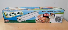 Wraptastic Dispenser Pull Press Wrap Food Paper Plastic Foil Wax Paper NOS