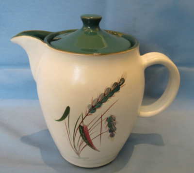 VINTAGE DENBY GREENWHEAT KAFFEEKANNE / TEEKANNE - 1,75 Pint