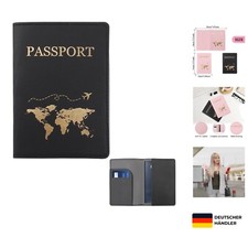 Reisepasshülle PU  9,8x14cm RFID-Blocker für Reisen und Dokumentenschutz