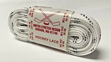 Waxed Hockey Laces Pair 84", 96", 108", 120" White, Yellow