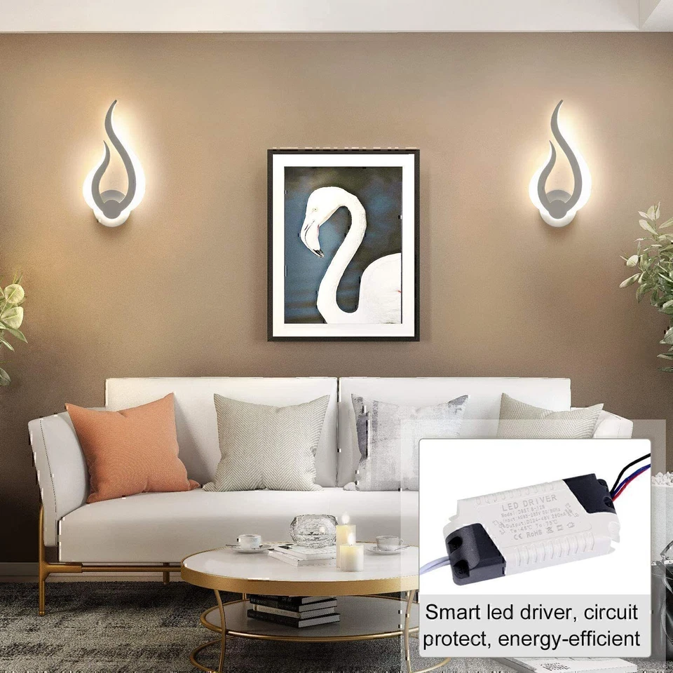 LED Wandleuchte Wand-Lampe Strahler Innen Modern Effekt Leuchte Licht up down DE - Bild 3 von 4