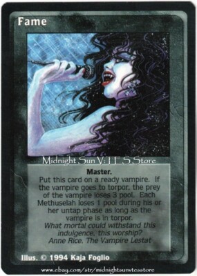 Fame Jyhad V:TES VTES Vampire CCG | eBay