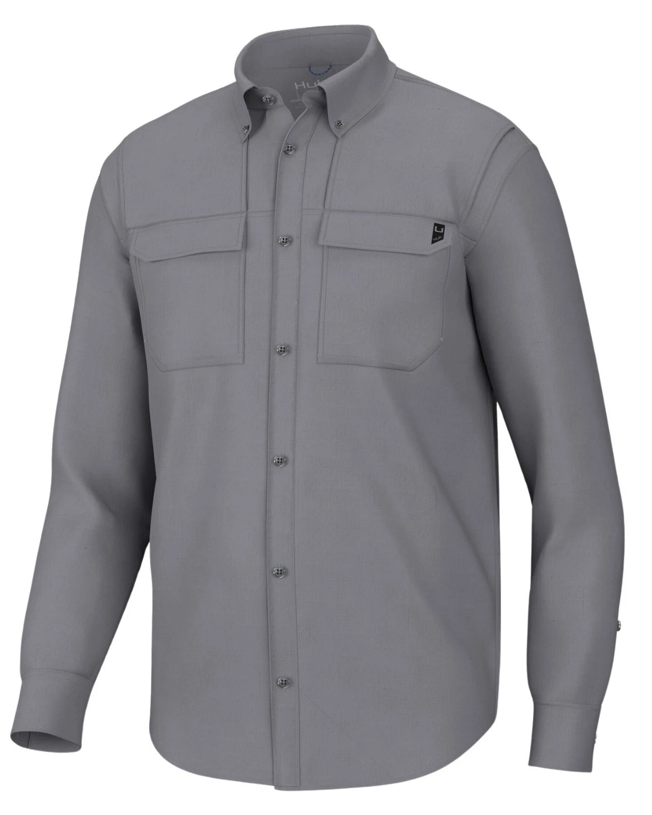Huk Back Draft LS Men's Shirt, Night Owl, Small