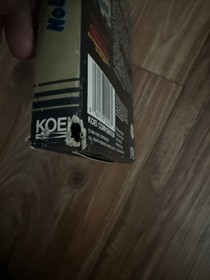 NINTENDO NES NOBUNAGA'S AMBITION KOEI COMPLETE W/ BOX & INSTRUCTIONS & Poster