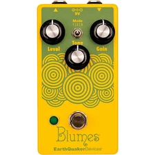 EarthQuaker Devices Blumes Low Signal Shredder Overdrive Effects Pedal Yellow