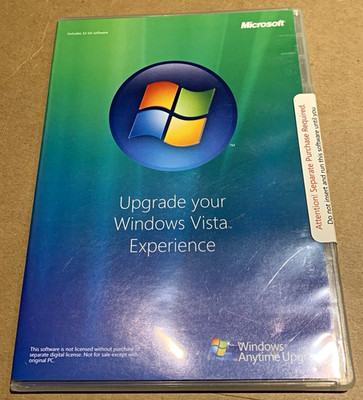Microsoft Windows Vista Anytime Upgrade DVD English 1 Device MPN X13-68171
