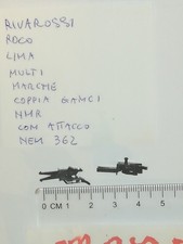 RIVAROSSI-ROCO-LIMA-ECC.RICAMBIO-COPPIA GANCI NMRA CON ATTACCO NEM 362