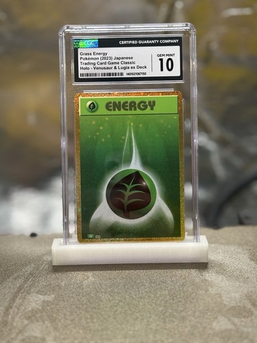 Grass Energy Pokémon Japanese TCG Classic CLF CGC 10
