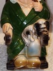 Vintage Retirement Fund Grandpa in Rocking Chair Piggy Bank Porcelain Figurine — photo 4