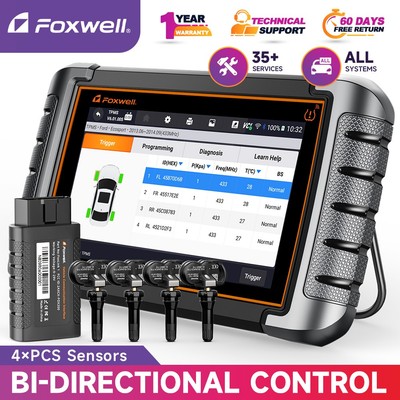 Bluetooth Auto OBD2 Scanner TPMS Reset Proragmming Car Bi directional Scan Tool