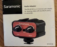 Saramonic SR-AX100 Universal Audio Adapter with 3.5mm Inputs for DSLR Cameras