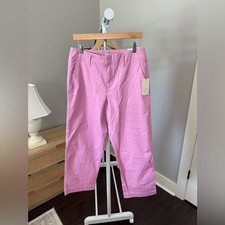 NEW a new day Pink High-Rise Straight Leg Pants Size 8