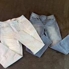 DG2 By Diane Gilman Jeans Womens 2 Pair Stretch Denim Pants Five Pocket  M