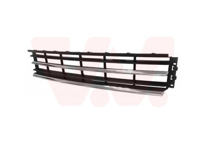 Grille centrale noire Highline VW Passat B7 contre les impacts de gravillons