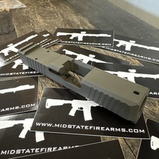 G26 Gen 3 For Glock 26 Slide Rmr Cut With Front And Rear Serrations - OD Green