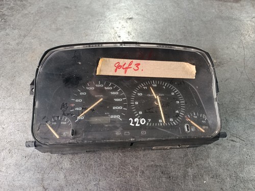 VW Golf III 3 Tacho Kombiinstrument 1H6919033B 1,8L 2,0L Tachomter 220 kmH