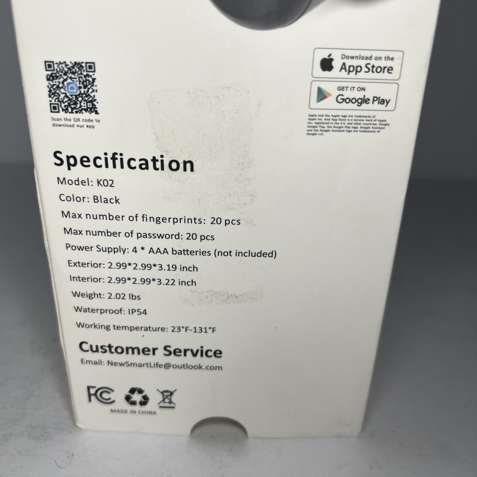 Smart Knob with Keypad 4 In 1 K02