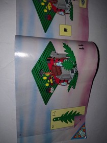 MANUAL ONLY Lego 6262 King Kahuka&rsquo;s Throne Vintage Instructions Legoland Island