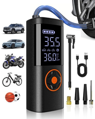 #ad #ad Portable Air Compressor Rechargeable Cordless Tire Inflator with Pressure Ga... $23.72