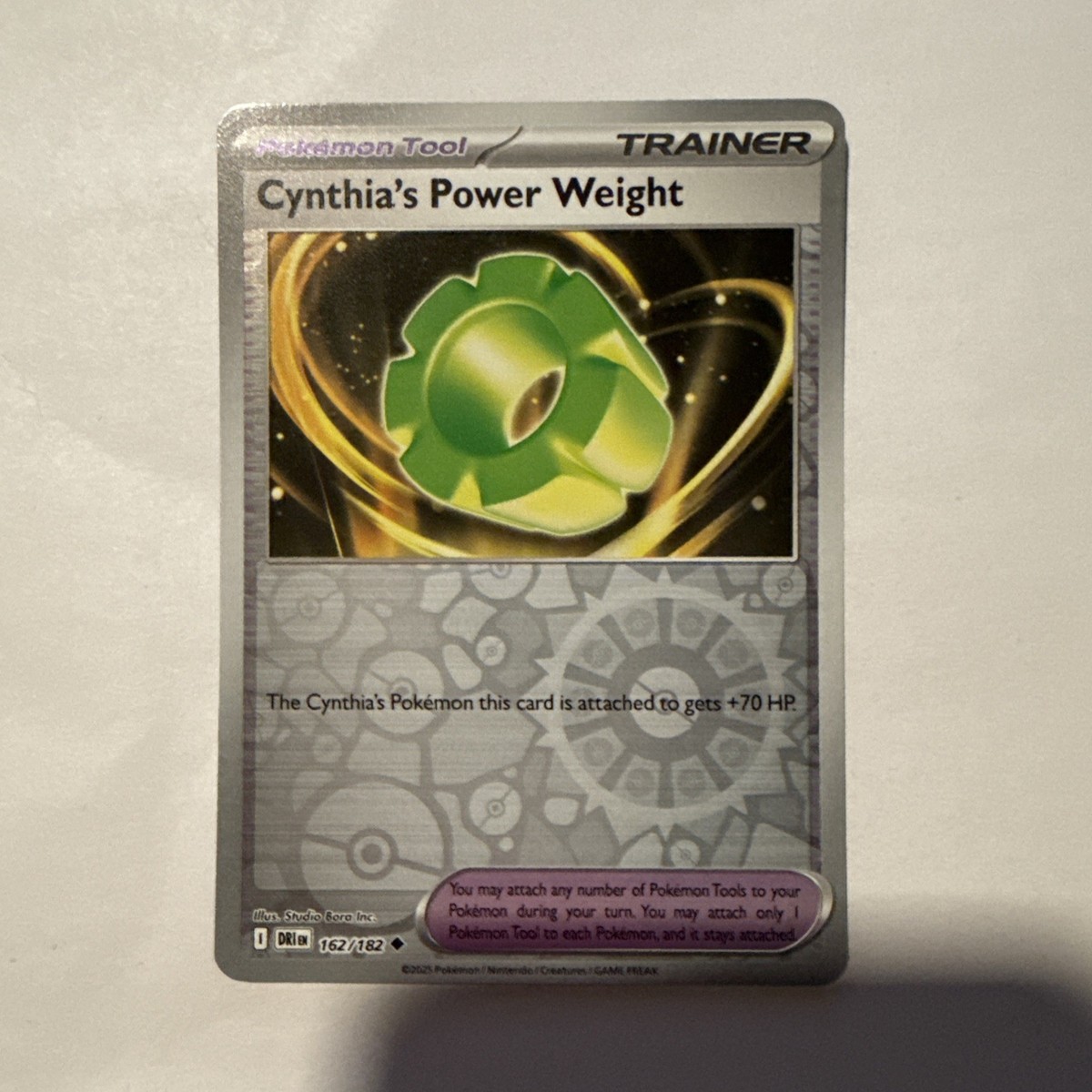 Cynthia's Power Weight (Reverse Holo) - 162/182 - Destined Rivals