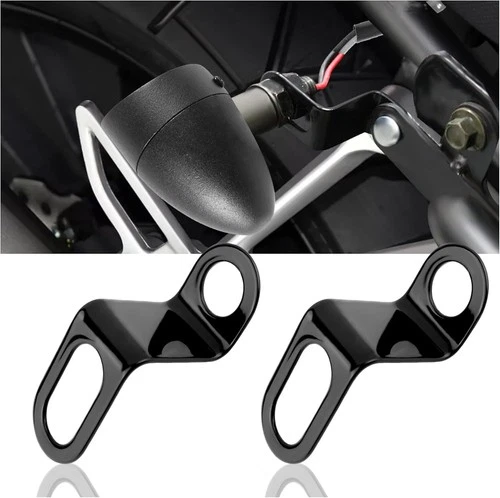 2PCS Rear Motorcycle Turn Signal Bracket,L-Shape Metal Brackets for Fixing Turn  - Picture 1 of 7