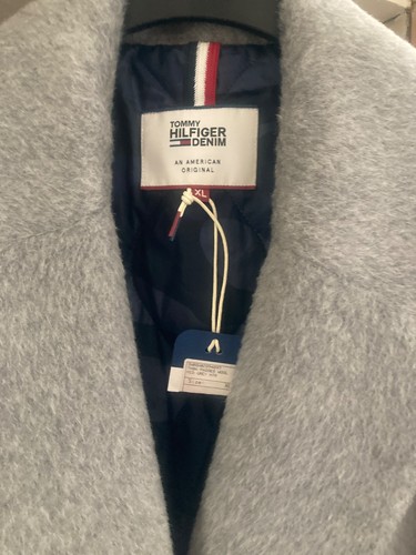 Tommy Hilfiger Wool Overcoat, Grey, XL, bnwt - Picture 4 of 6