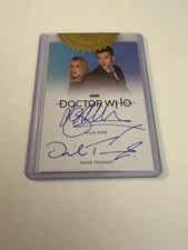 Rittenhouse Doctor Who Series 1-4 David Tennant & Billie Piper Dual Autograph