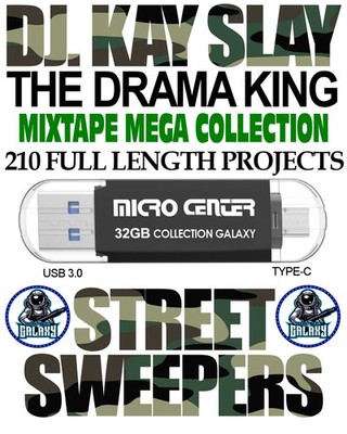 DJ. Kay Slay Mixtape Mega Collection 210 Projects on USB 3.0 Street Sweepers