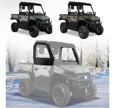 Soft Side Half Doors Cab Enclosure Windshield for Axis X550 Xs750 w/Zipper Windo